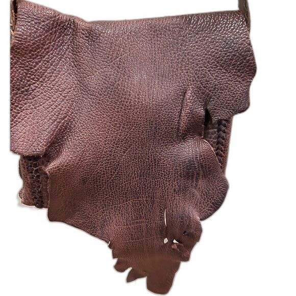 Gabriel Good Artisan Crafted One of a Kind Buffalo Leather Messenger Bag - Picture 2 of 12